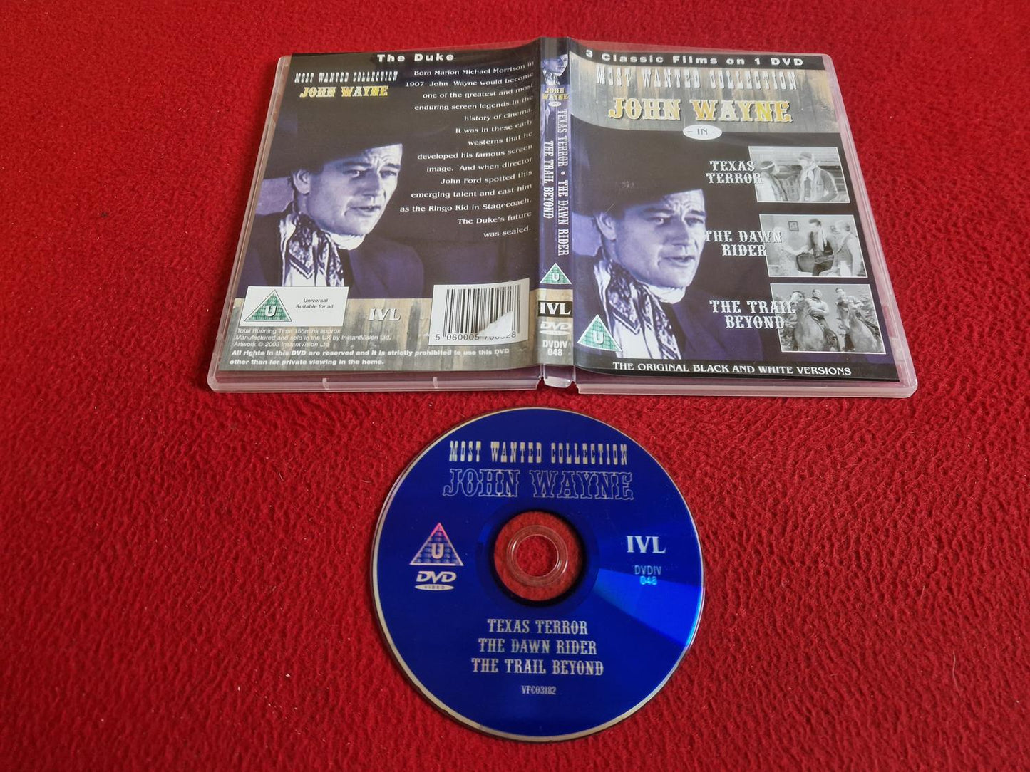 TEXAS TERROR / THE DAWN RIDER / THE TRAIL BEYOND [ JOHN WAYNE ] DVD