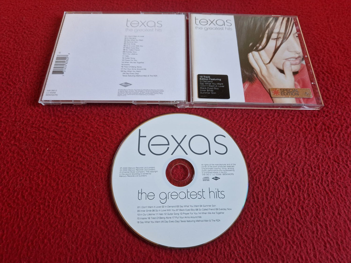 TEXAS THE GREATEST HITS SPECIAL EDITION CD