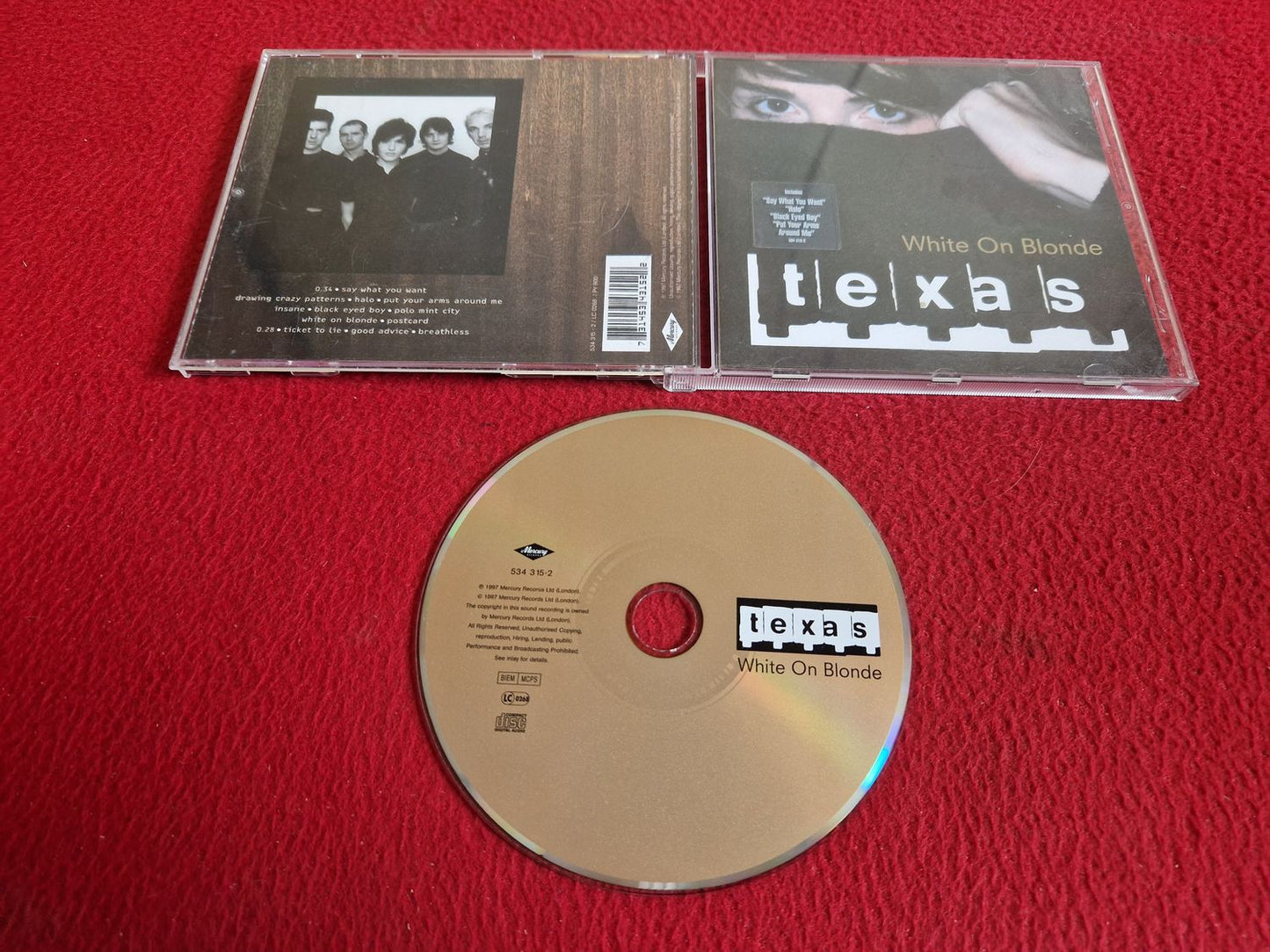 TEXAS WHITE ON BLONDE CD