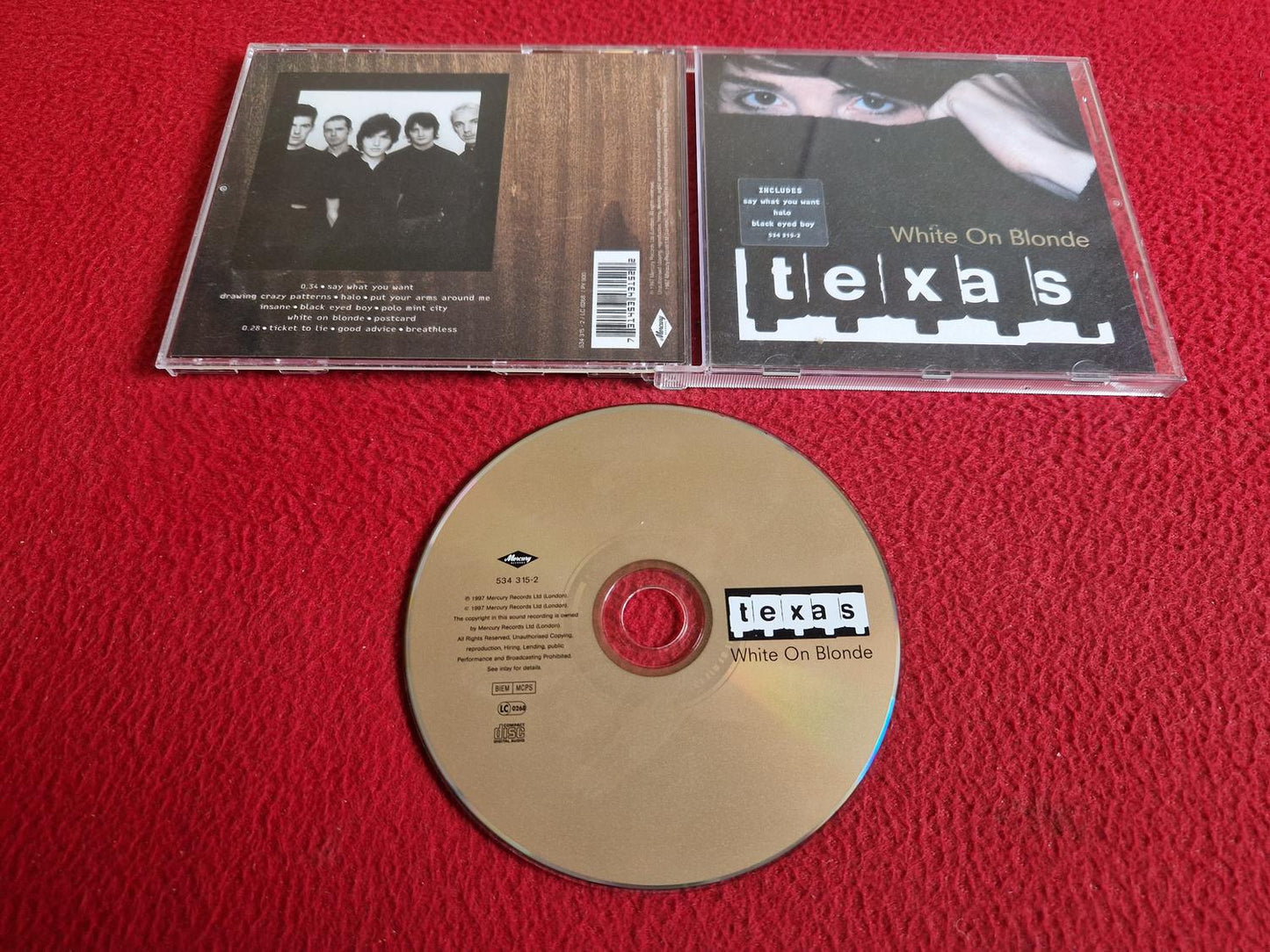TEXAS WHITE ON BLONDE CD