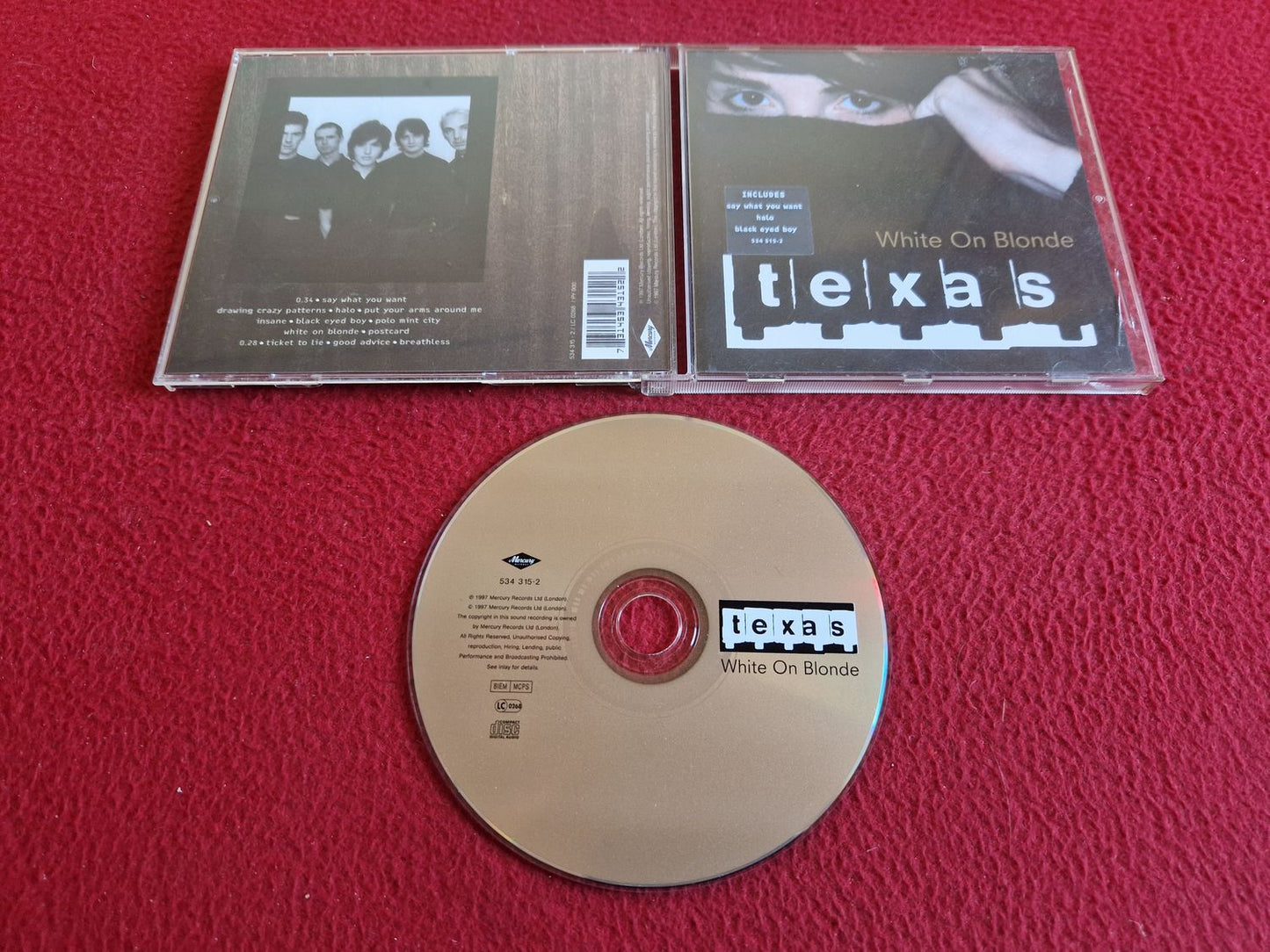 TEXAS WHITE ON BLONDE CD