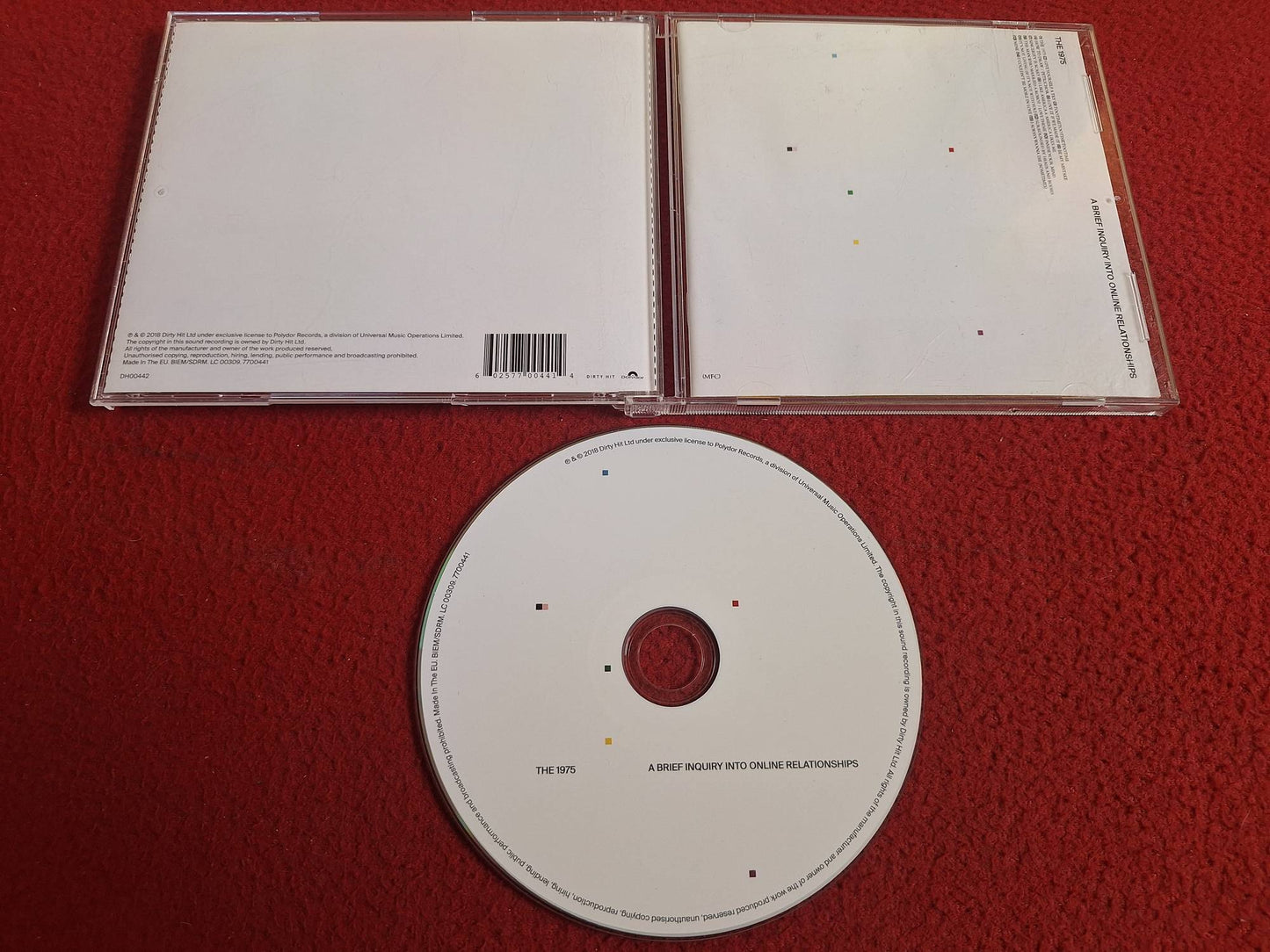 THE 1975 A BRIEF INQUIRY INTO ONLINE RELATIONSHIPS CD