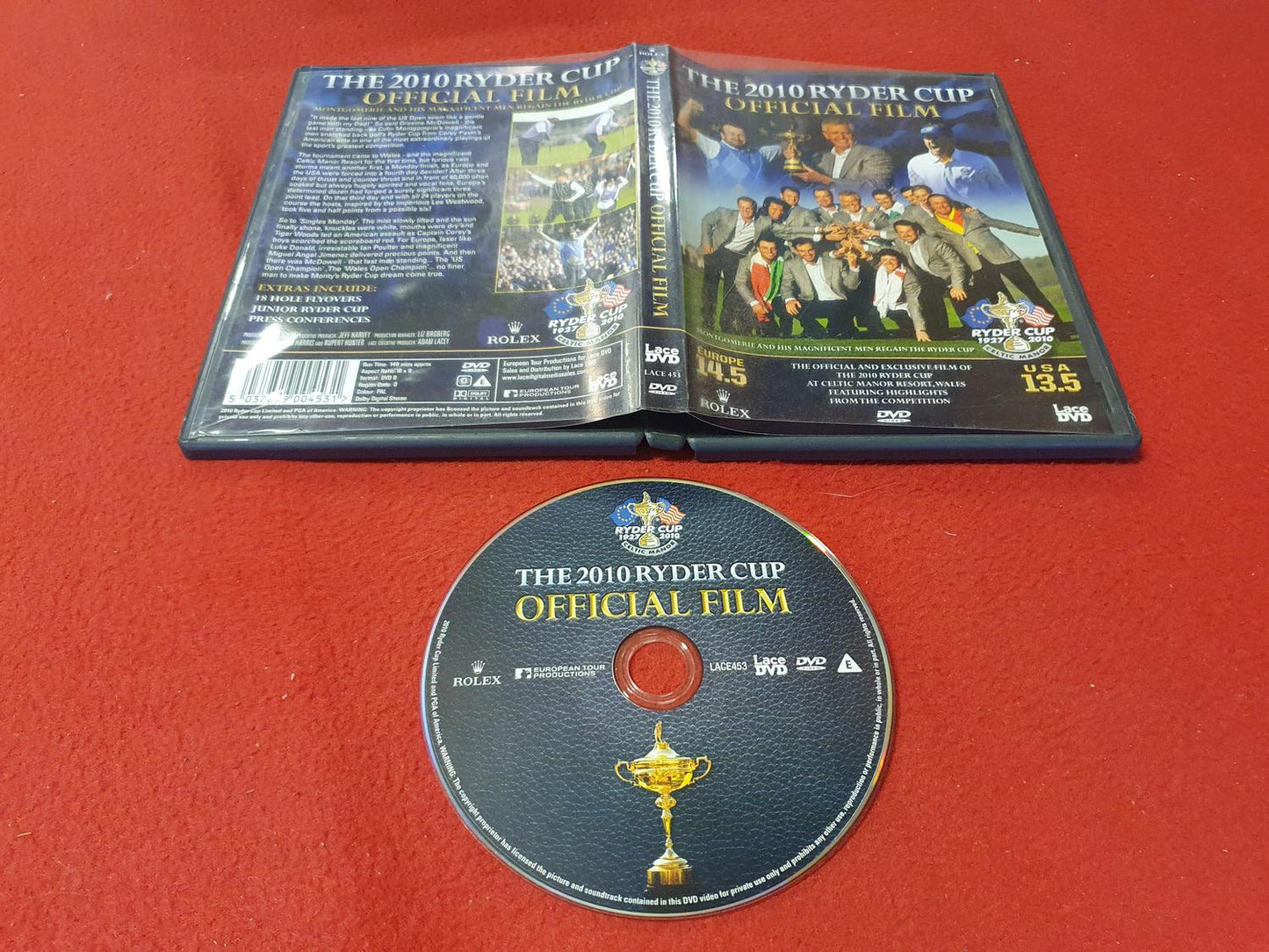 THE 2010 RYDER CUP OFFICIAL FILM till DVD