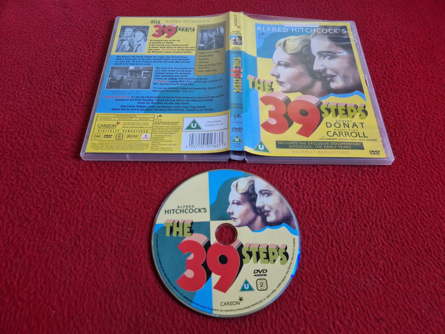 THE 39 STEPS [ ENGELSK TEXT ] DVD