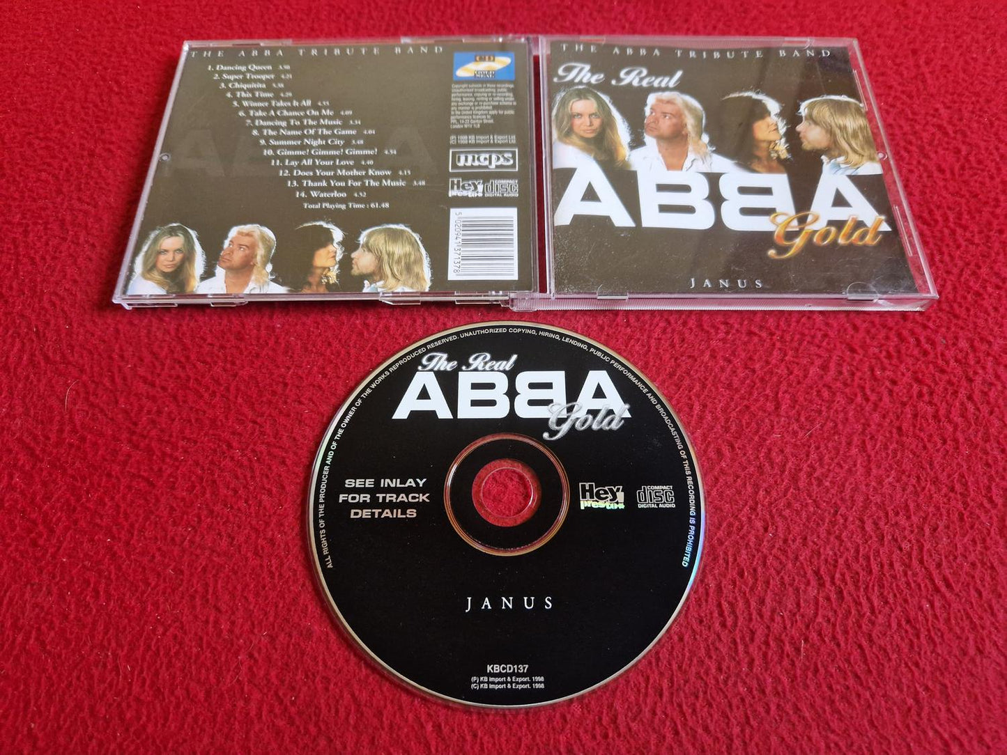 THE ABBA TRIBUTE BAND THE REAL ABBA GOLD CD