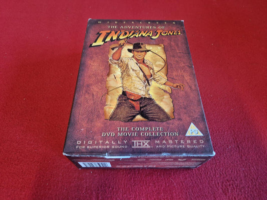 THE ADVENTURES OF INDIANA JONES THE COMPLETE MOVIE COLLECTION BOX till DVD