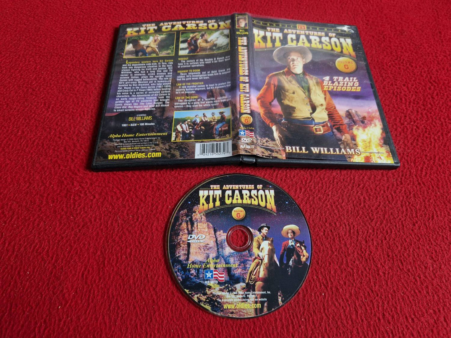 THE ADVENTURES OF KIT CARSON DVD