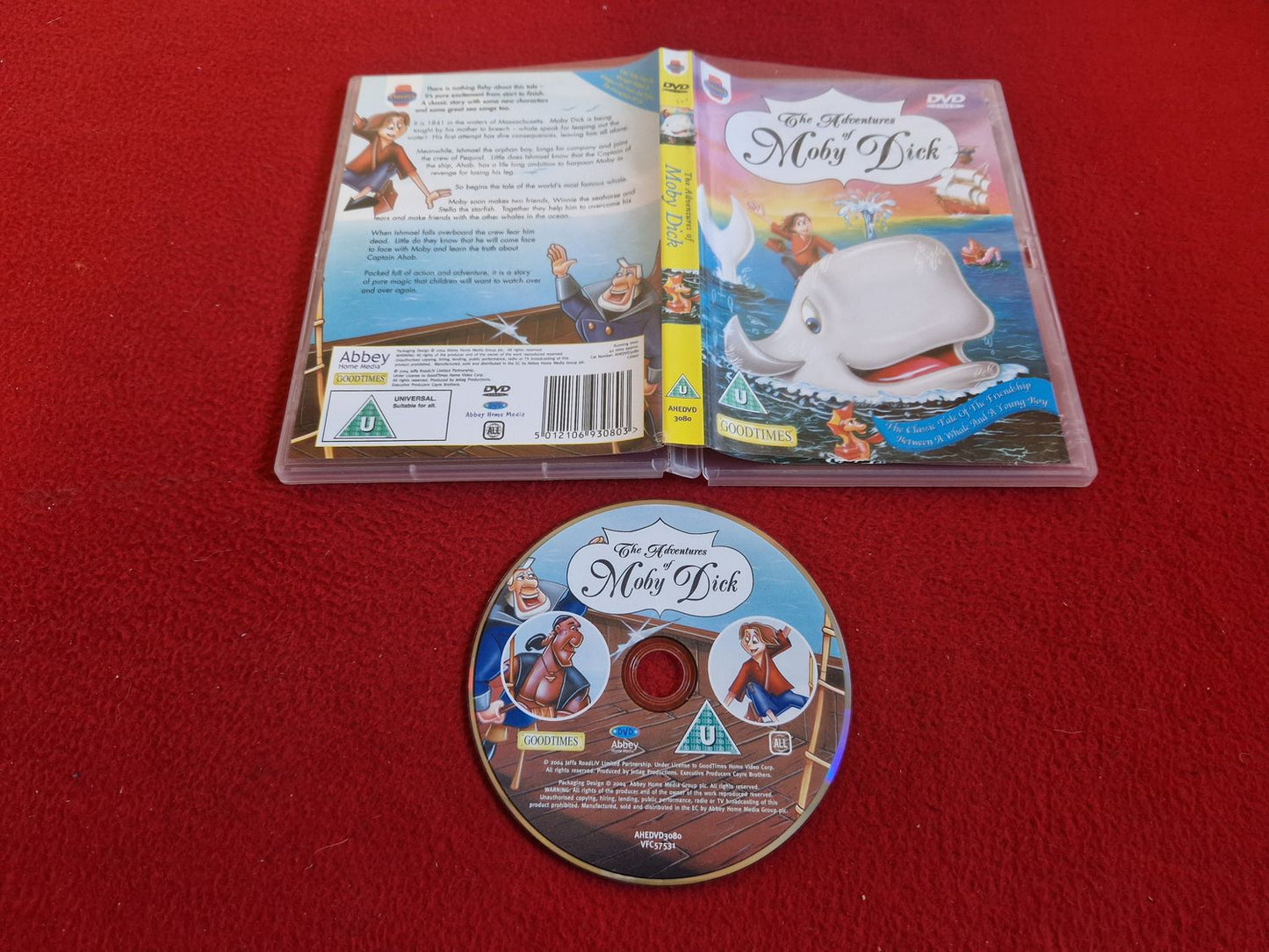 THE ADVENTURES OF MOBY DICK DVD