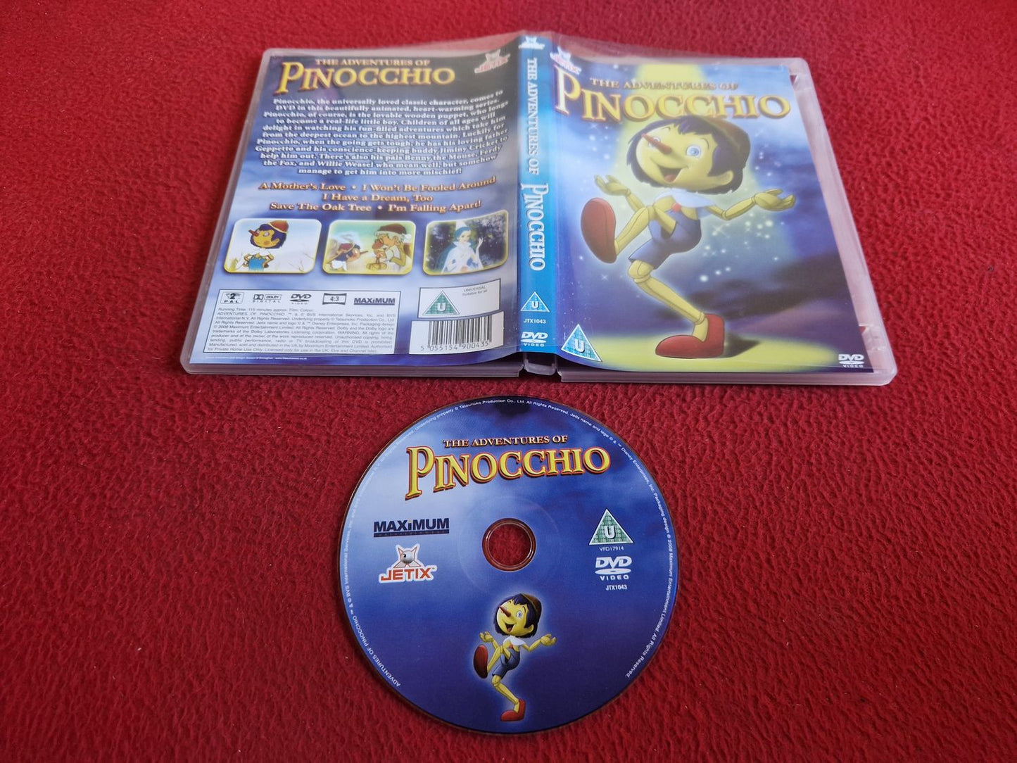 THE ADVENTURES OF PINOCCHIO DVD