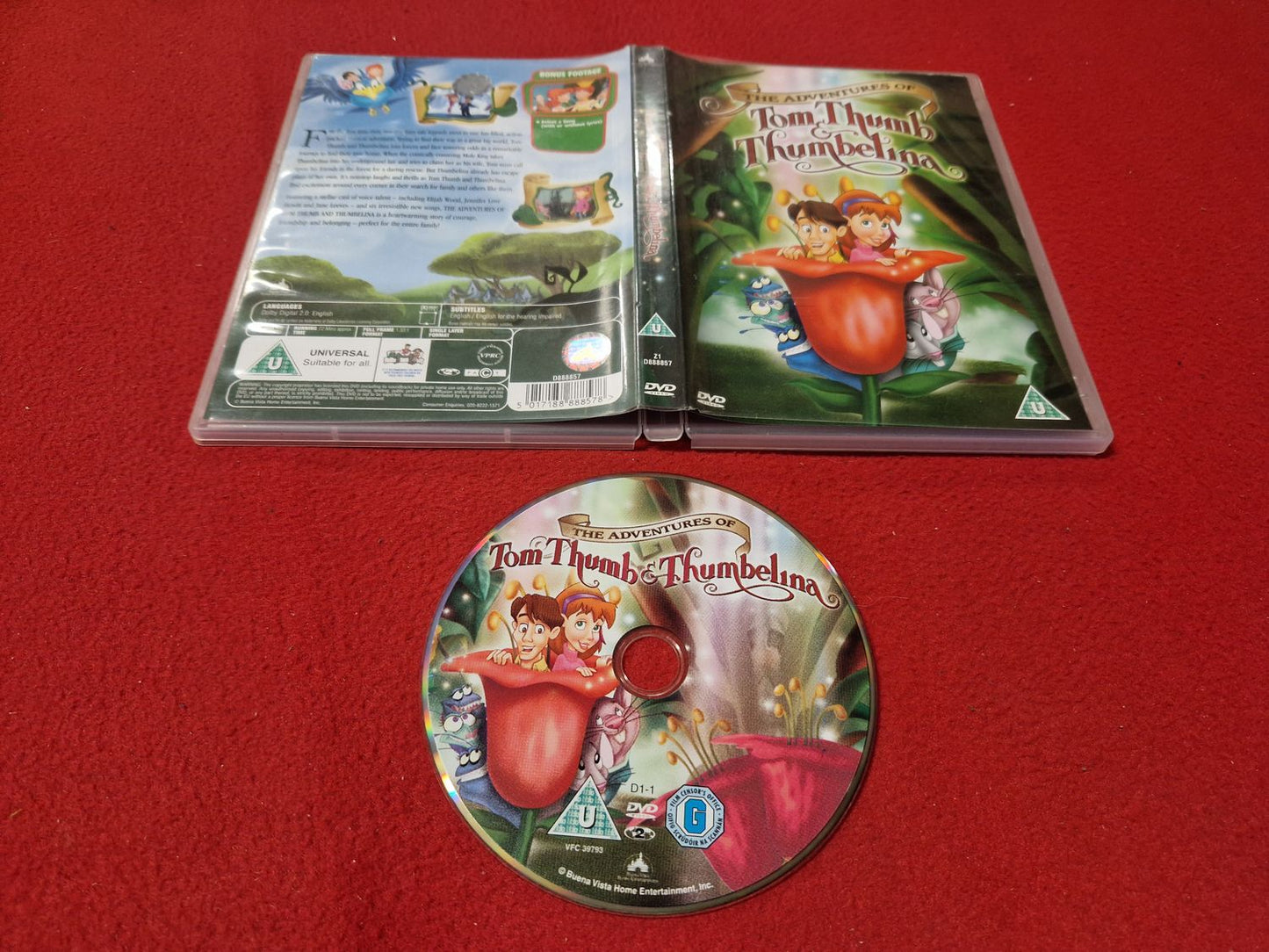 THE ADVENTURES OF TOM THUMB & THUMBELINA till DVD