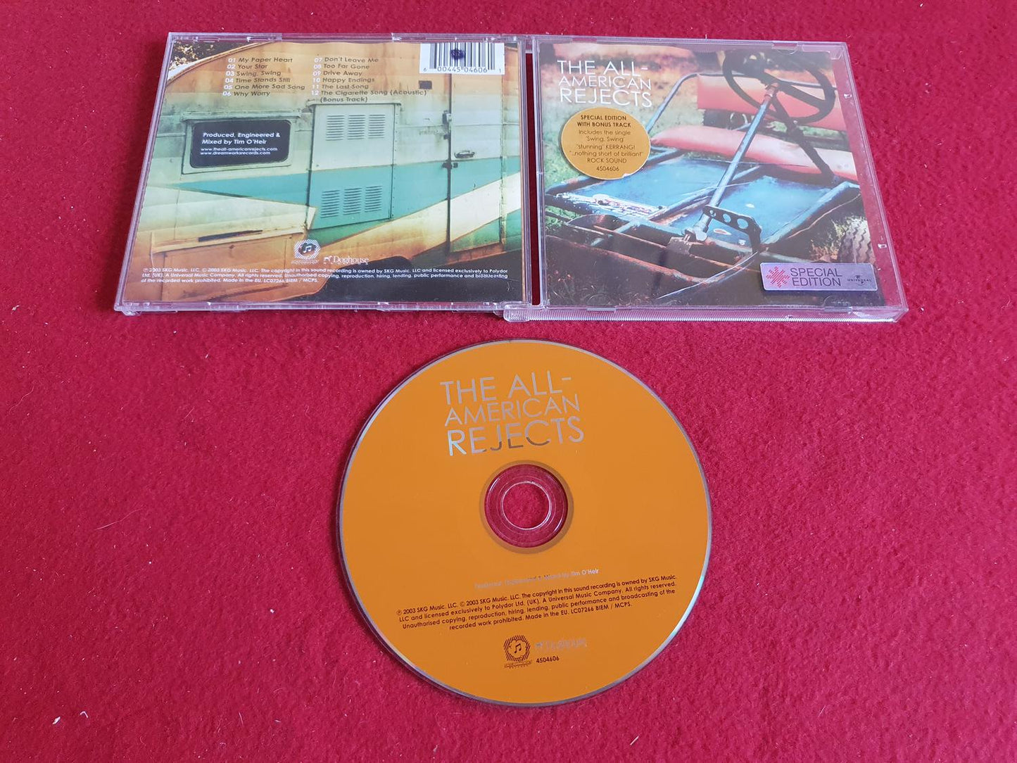 THE ALL-AMERICAN REJECTS - THE ALL-AMERICAN REJECTS till CD