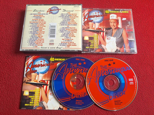 THE AMERICAN DINER - CHUCK BERRY / LITTLE EVA / THE CHAMPS / DION mfl CD BOX