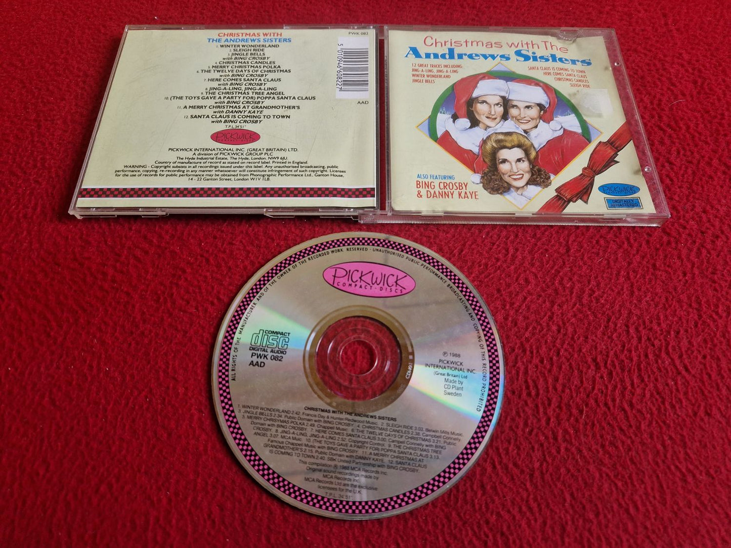 THE ANDREW SISTERS CHRISTMAS WITH CD