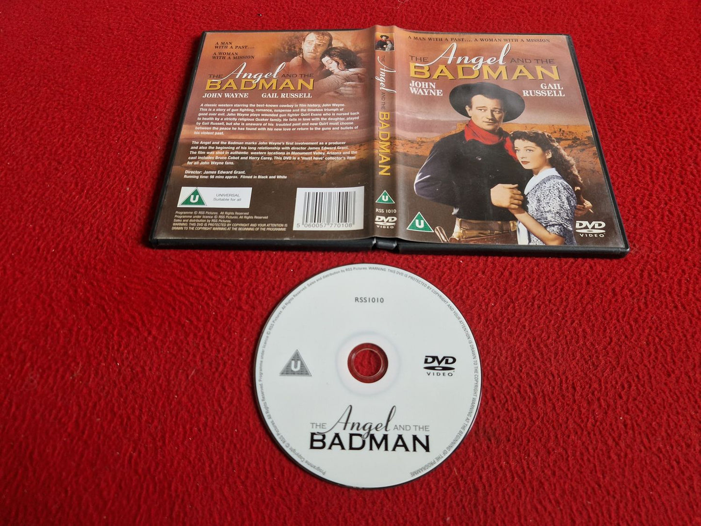 THE ANGEL AND THE BADMAN DVD