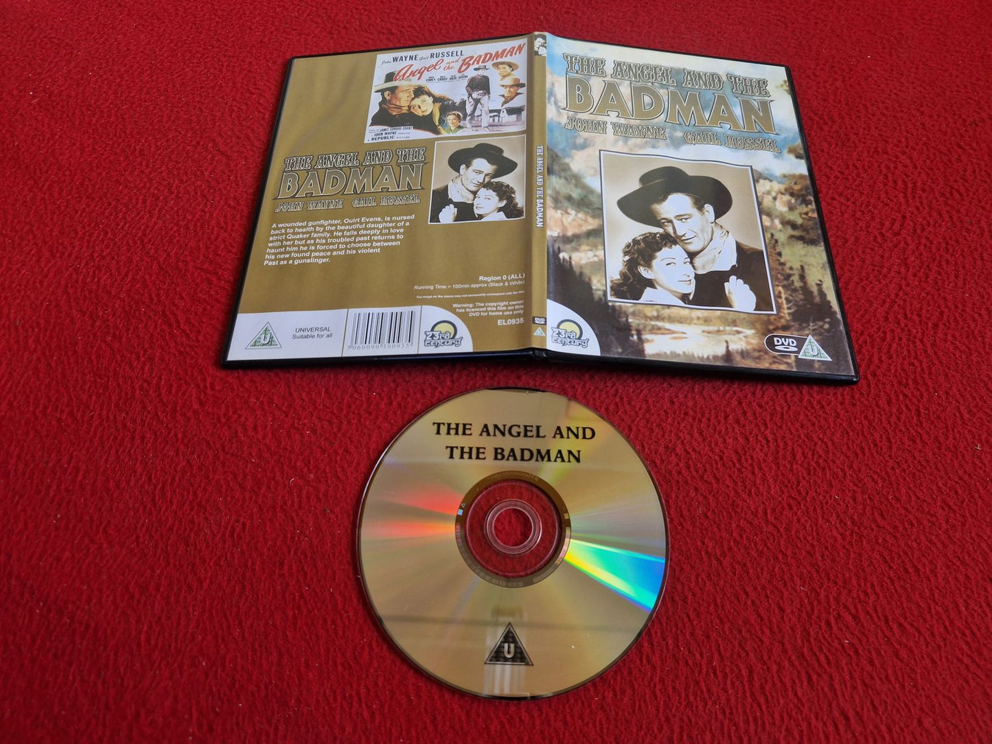 THE ANGEL AND THE BADMAN DVD