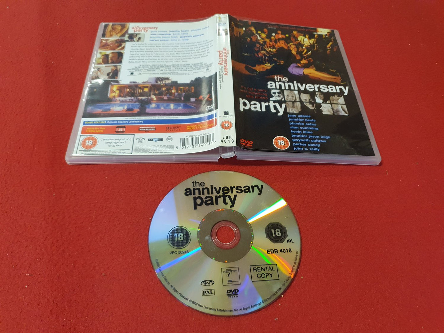 THE ANNIVERSARY PARTY till DVD