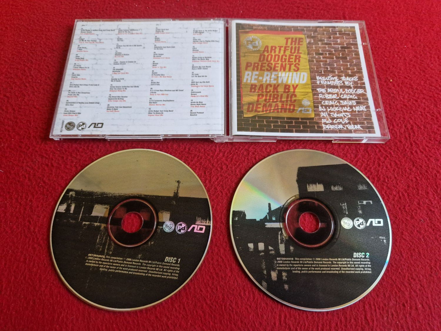 THE ARTFUL DODGER RE-REWIND BACK BY PUBLIC DEMAND CD
