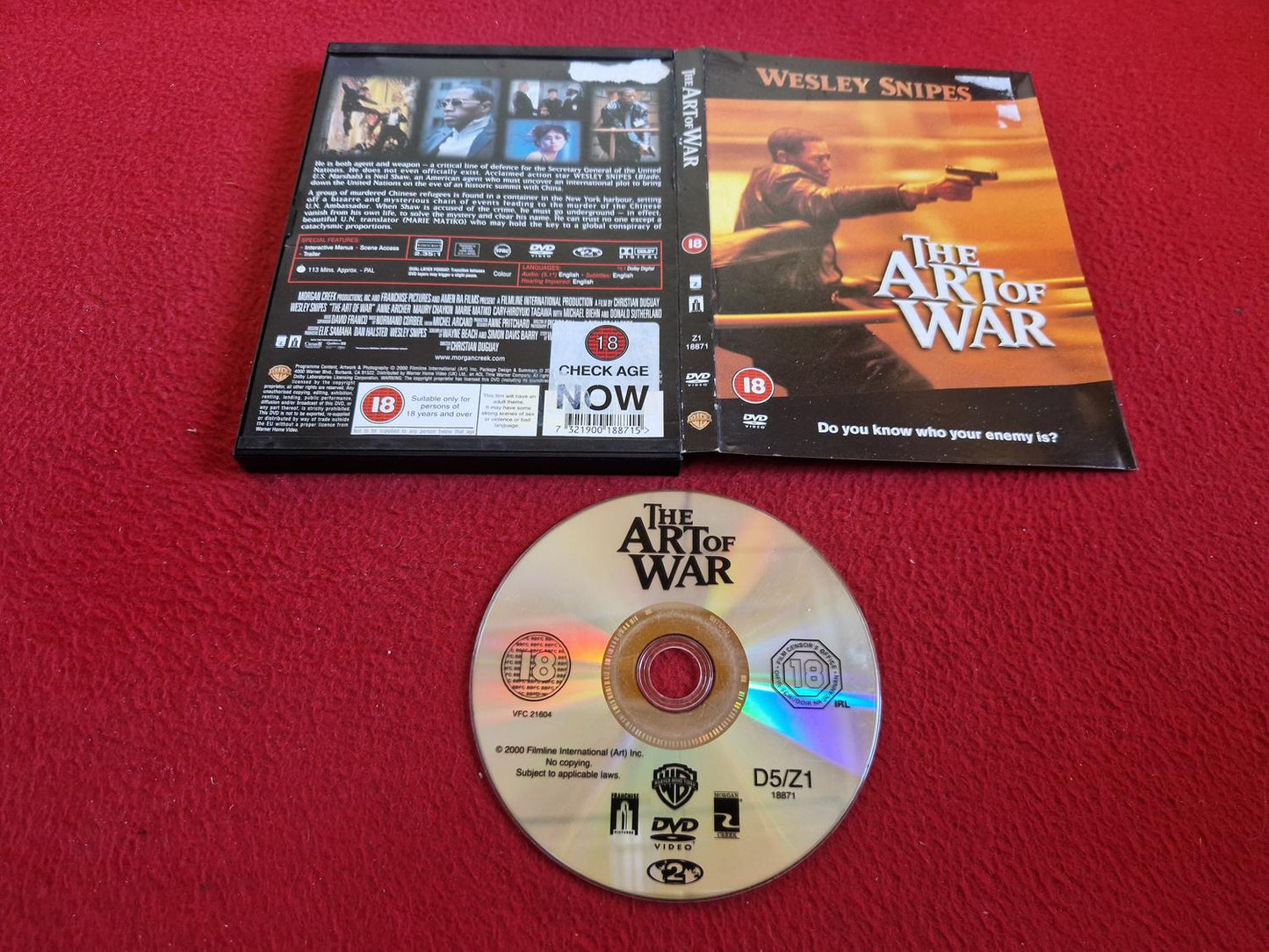 THE ART OF WAR [SNAPCASE] DVD