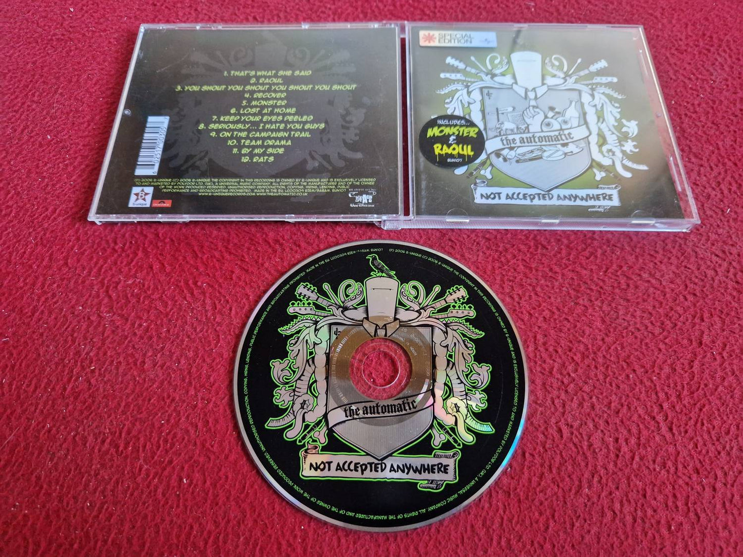 THE AUTOMATIC NOT ACCEPTED ANYWHERE CD