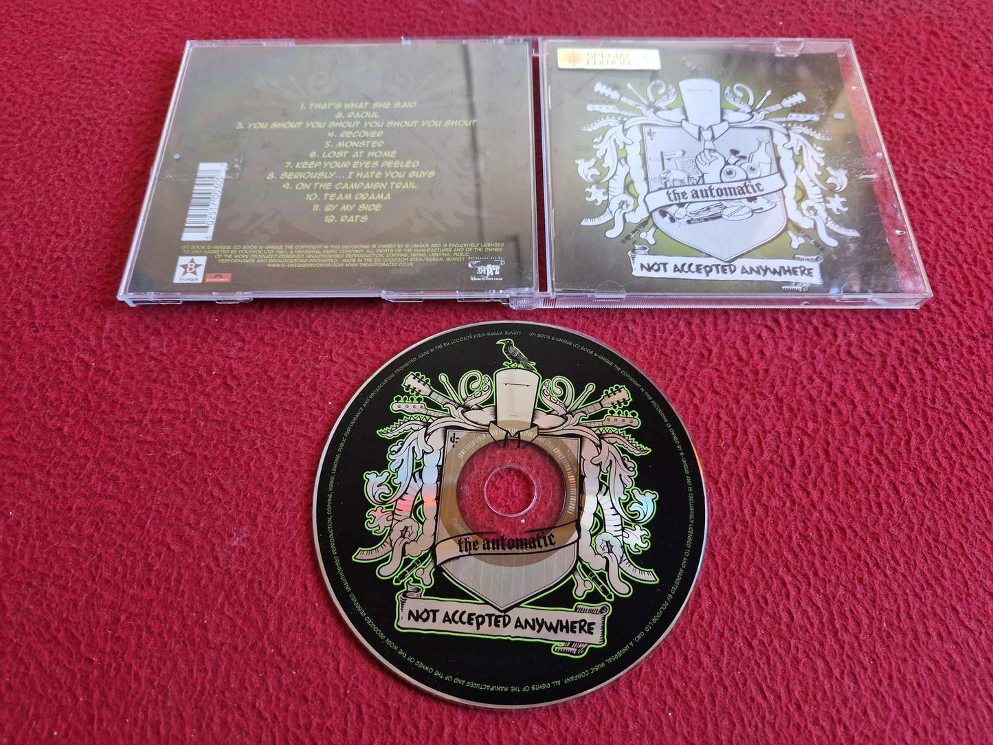 THE AUTOMATIC NOT ACCEPTED ANYWHERE CD