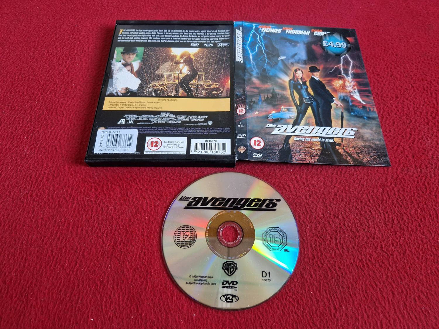THE AVENGERS [SNAPCASE] DVD