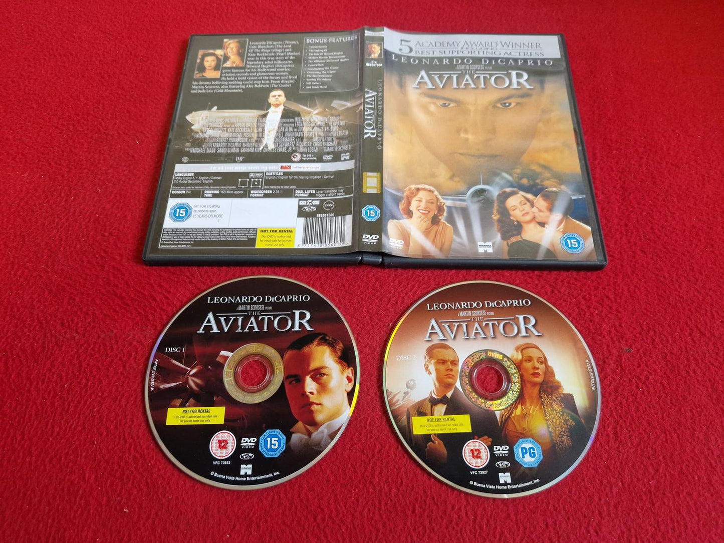 THE AVIATOR DVD