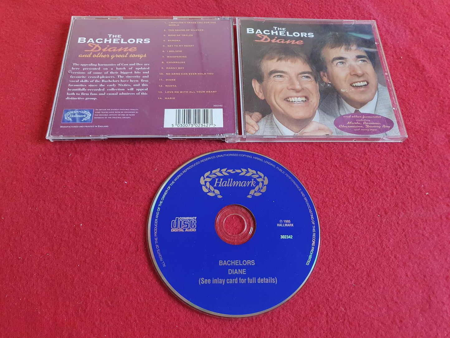 THE BACHELORS DIANE till CD