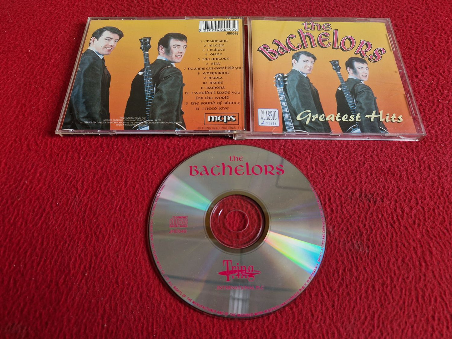 THE BACHELORS GREATEST HITS CD