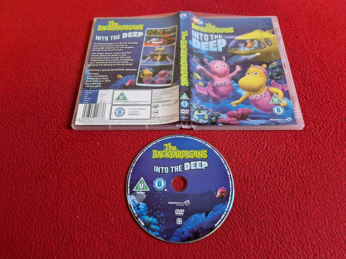 THE BACKYARDIGANS INTO THE DEEP DVD