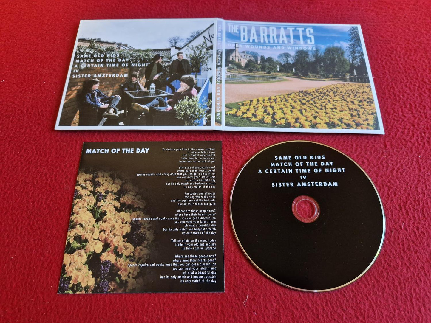 THE BARRATTS OPEN WOUNDS AND WINDOWS CD