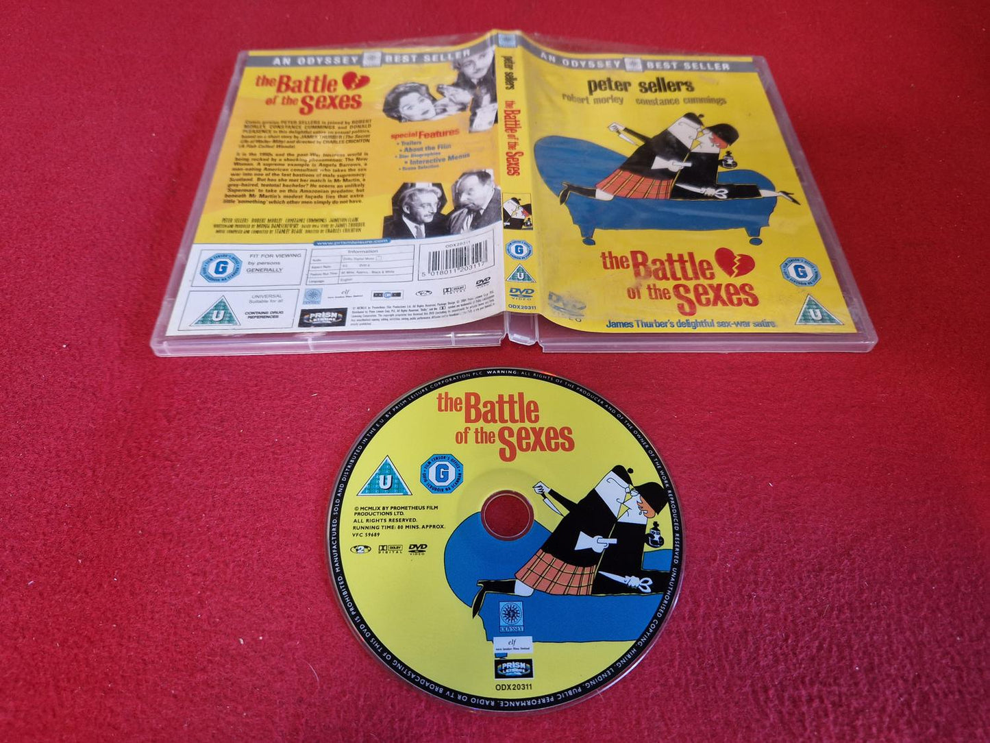 THE BATTLE OF THE SEXES till DVD