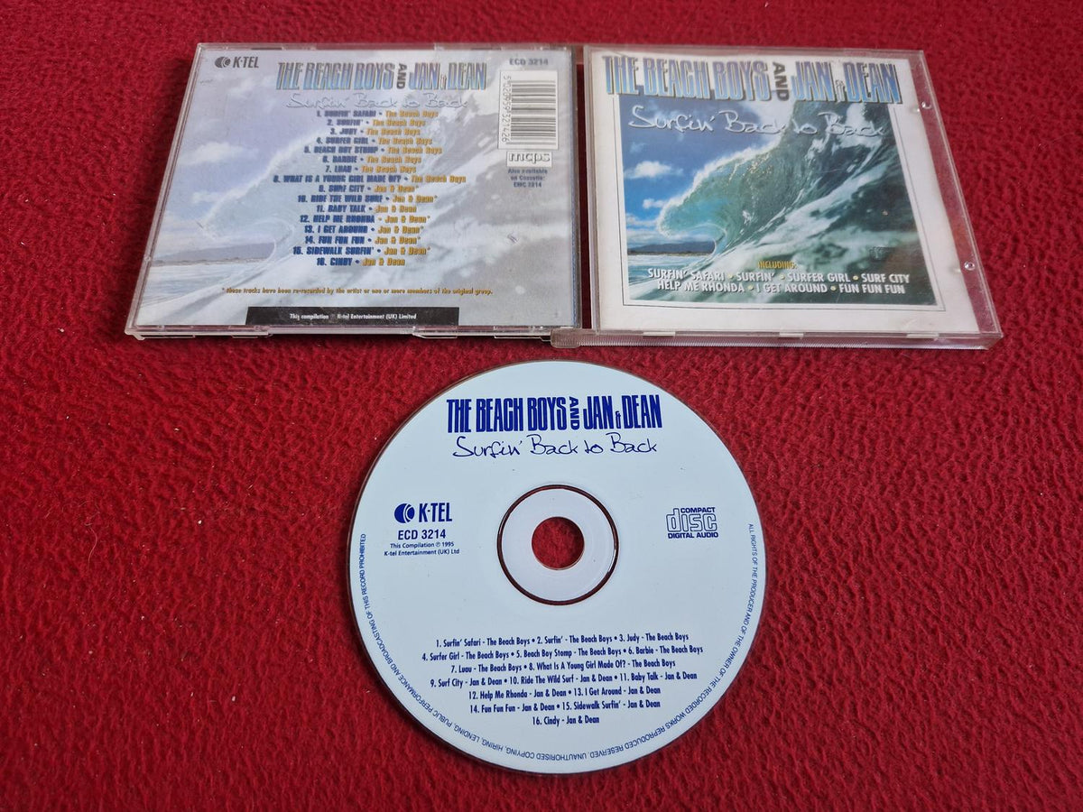 THE BEACH BOYS AND JAN & DEAN SURFIN' BACK TO BACK CD