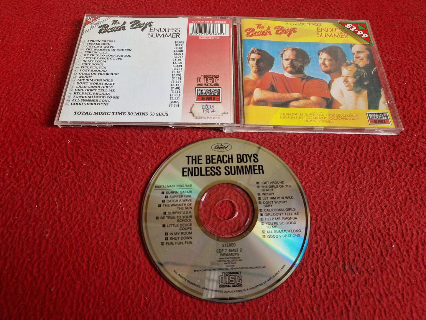 THE BEACH BOYS ENDLESS SUMMER CD