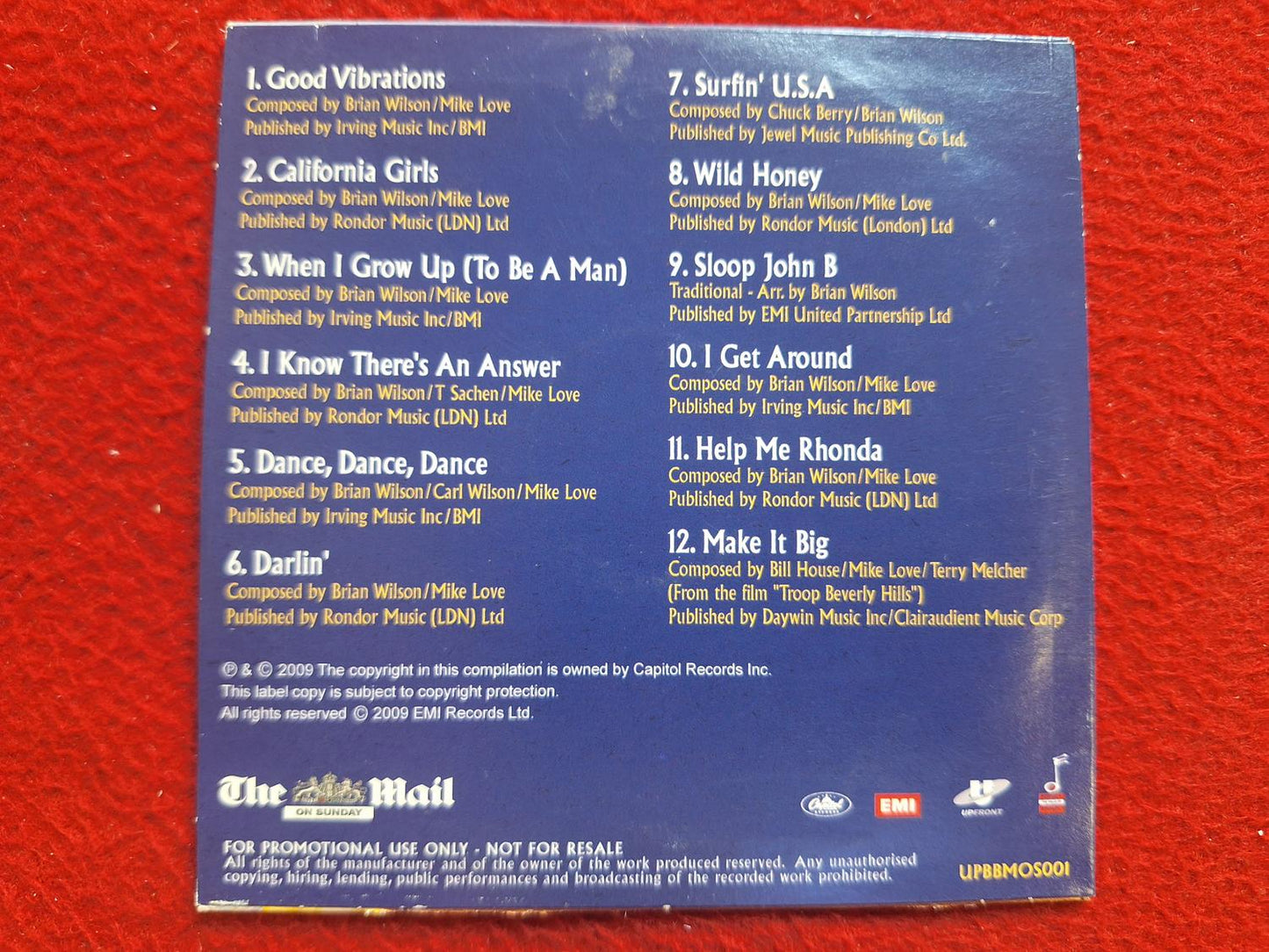 THE BEACH BOYS THE SOUND OF SUMMER [ THE MAIL ] CD