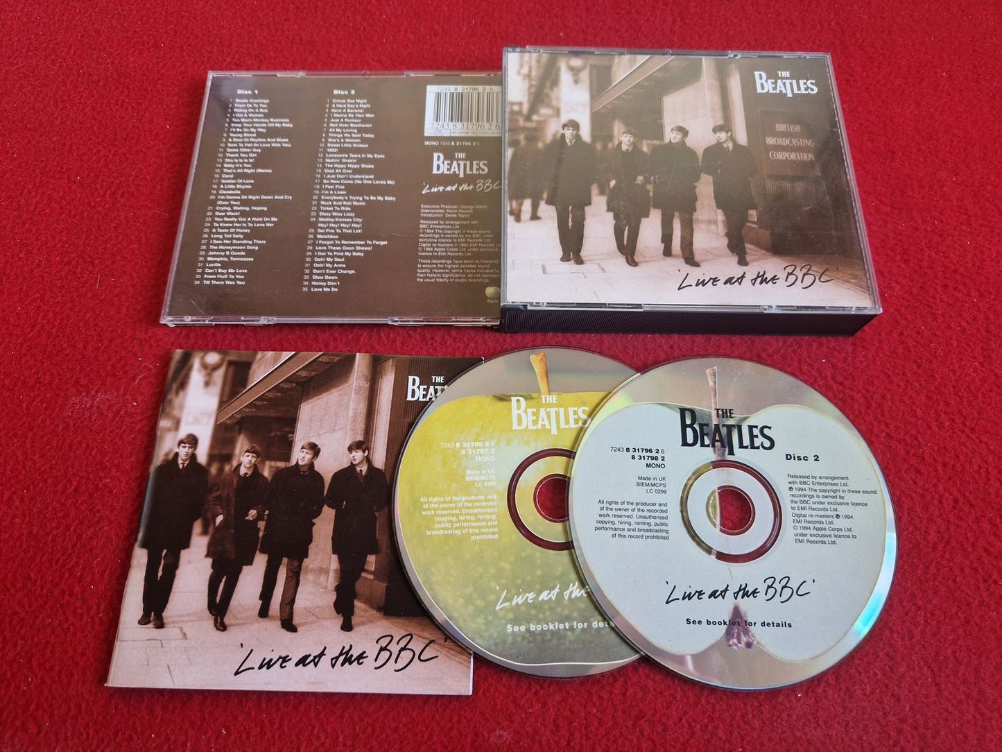 THE BEATLES LIVE AT THE BBC CD BOX