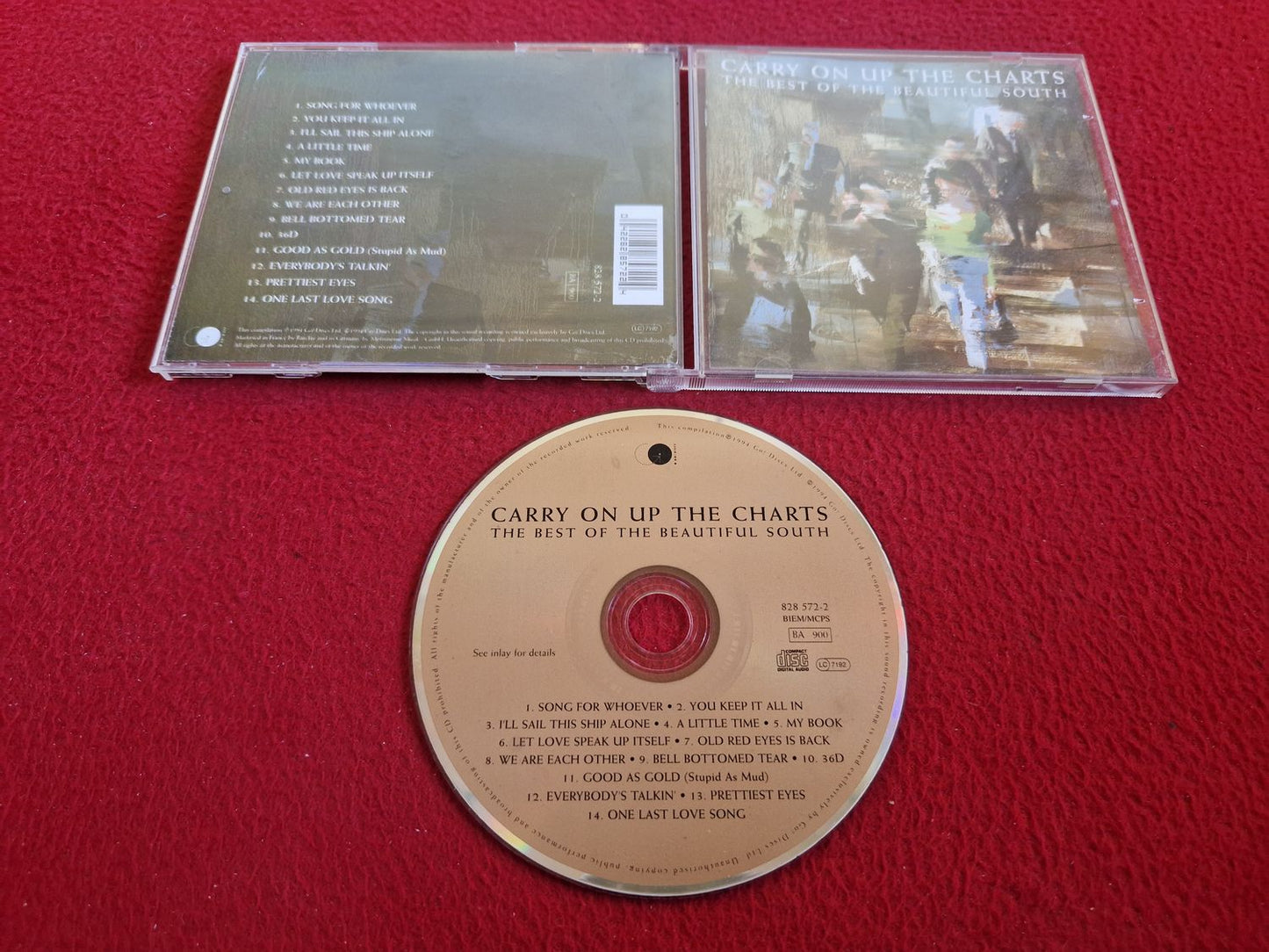 THE BEAUTIFUL SOUTH CARRY ON UP THE CHARTS THE BEST OF CD