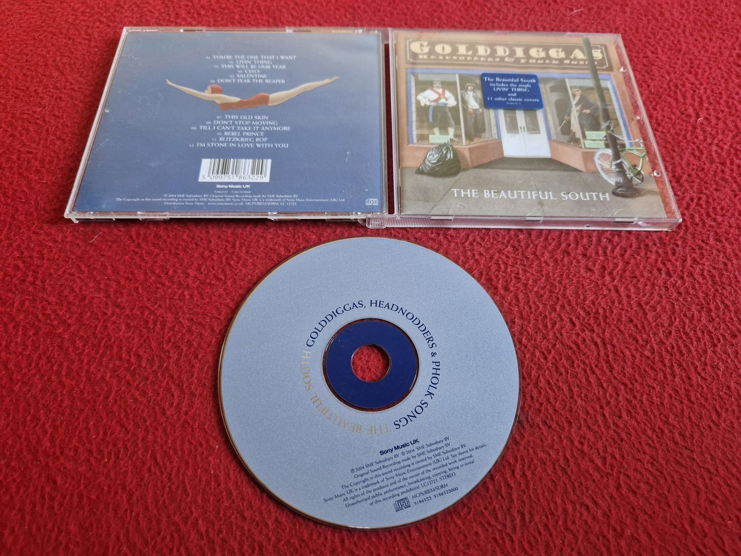 THE BEAUTIFUL SOUTH GOLDDIGGAS, HEADNODDERS & PHOLK SONGS CD