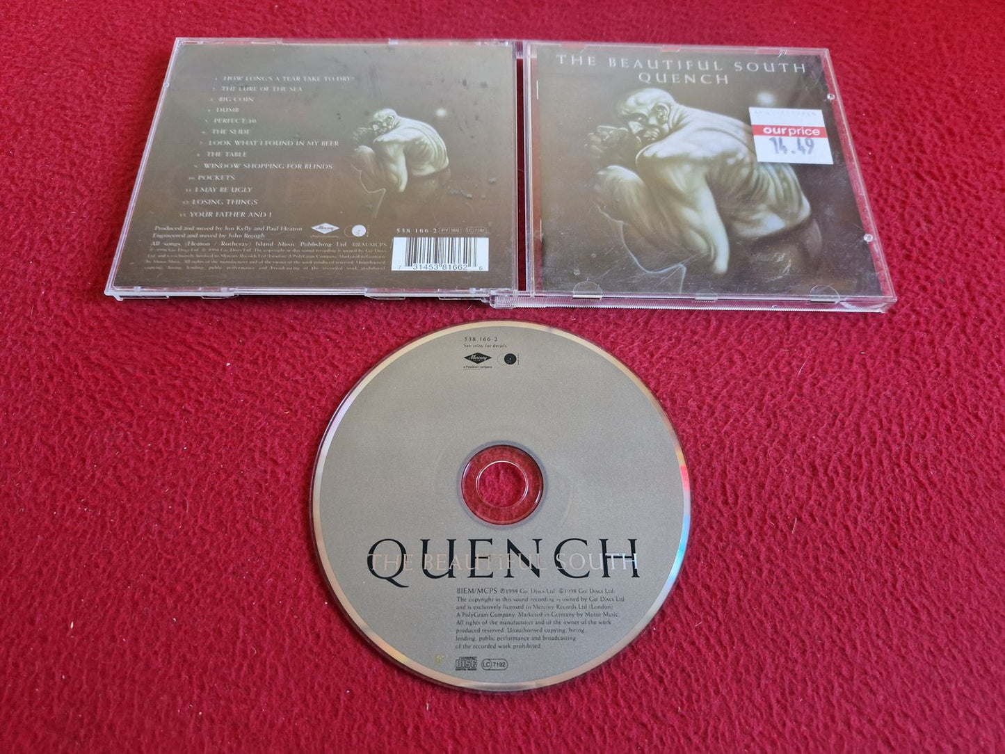 THE BEAUTIFUL SOUTH QUENCH CD
