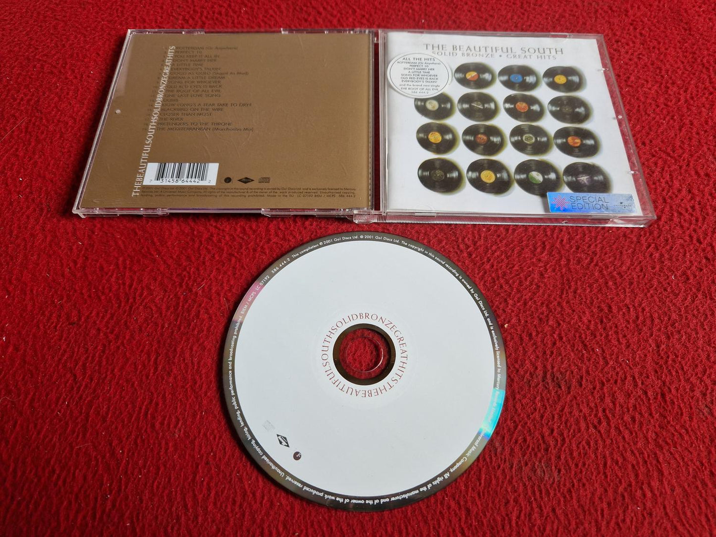 THE BEAUTIFUL SOUTH SOLID BRONZE GREAT HITS CD