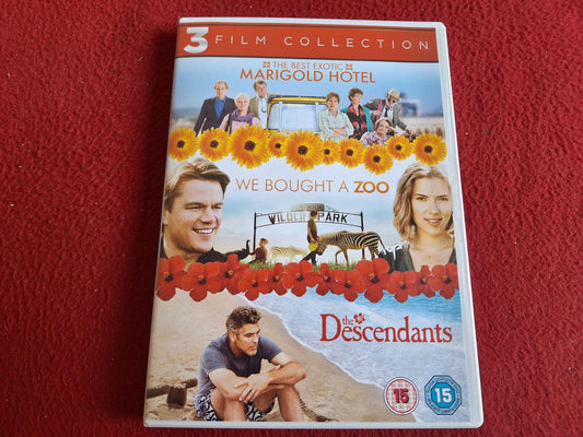 THE BEST EXOTIC MARIGOLD HOTEL / WE BOUGHT A ZOO / THE DESCENDANTS BOX DVD