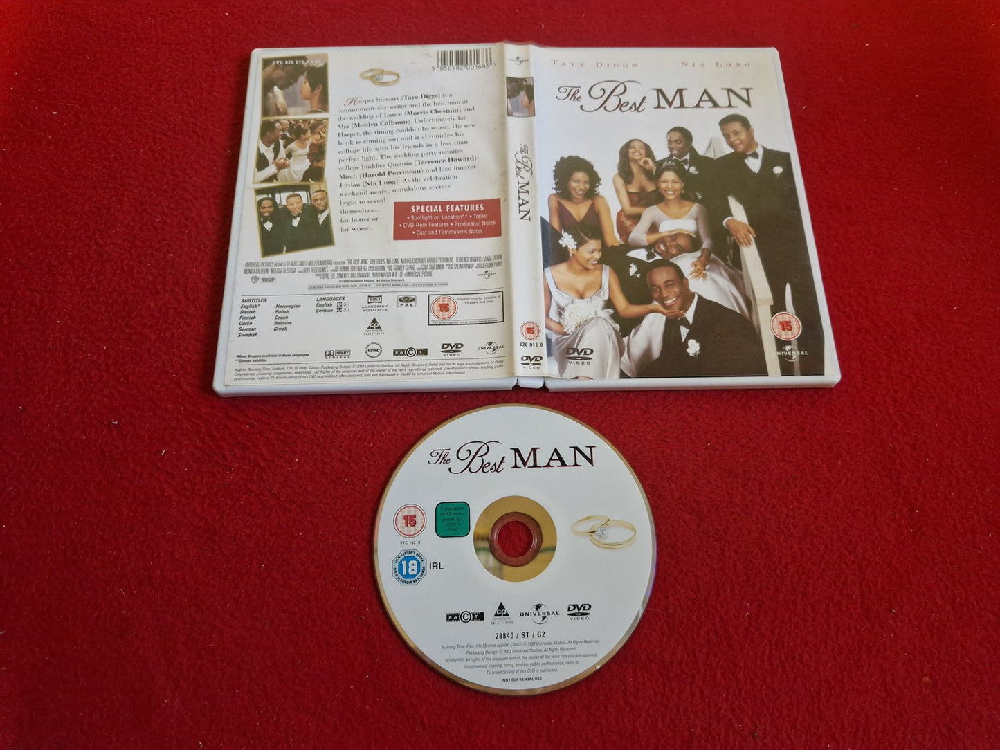 THE BEST MAN DVD