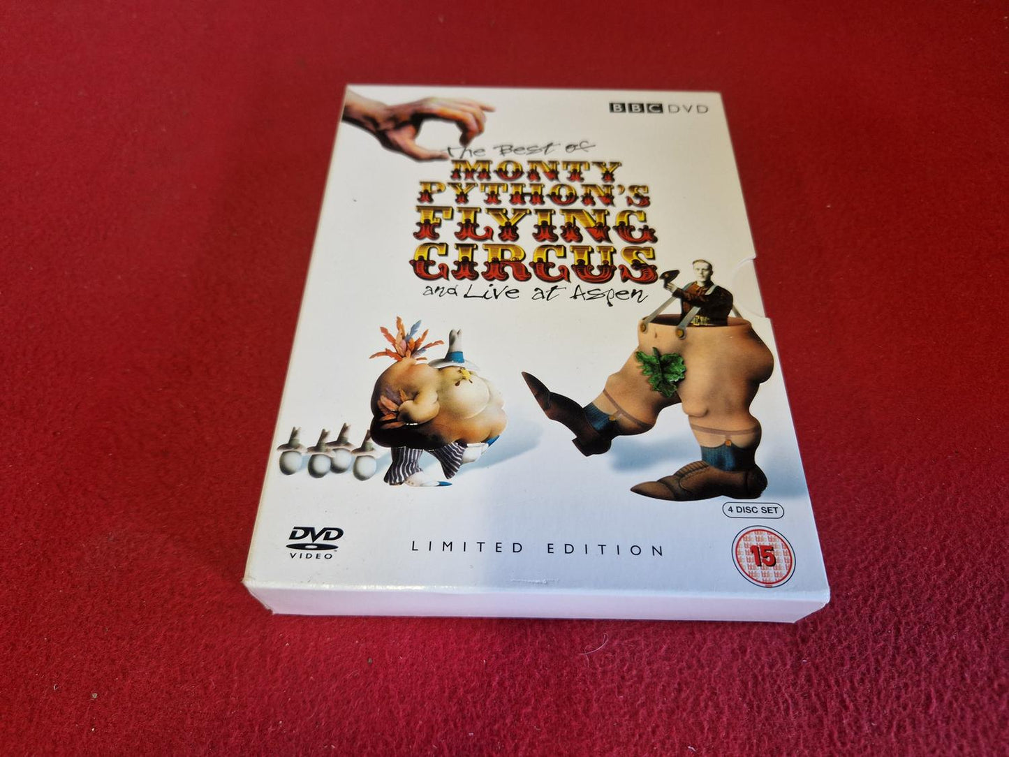 THE BEST OF MONTY PYTHONS FLYING CIRCUS AND LIVE AT ASPEN BOX till DVD
