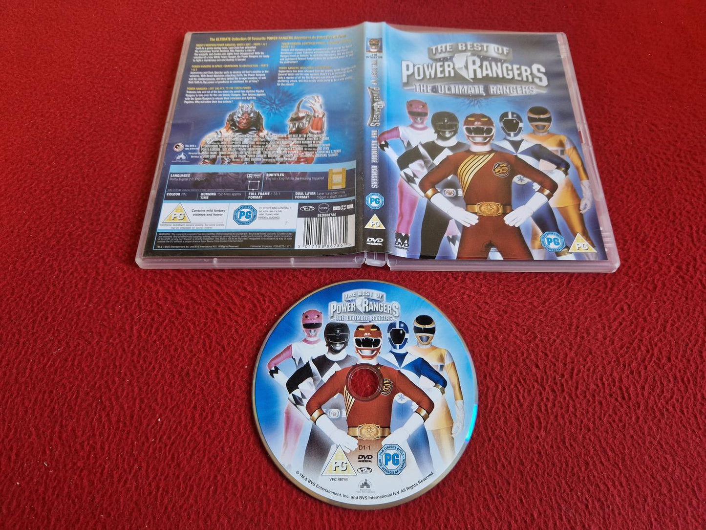 THE BEST OF POWER RANGERS THE ULTIMATE RANGERS DVD