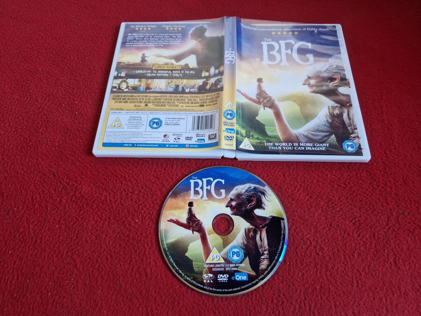 THE BFG DVD