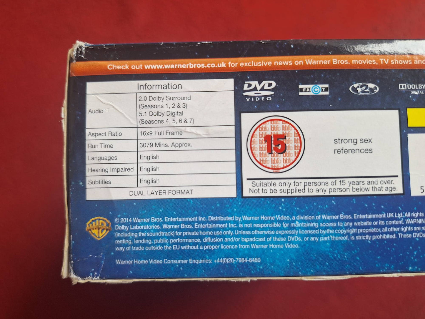 THE BIG BANG THEORY SEASONS 1 - 7 BOX DVD