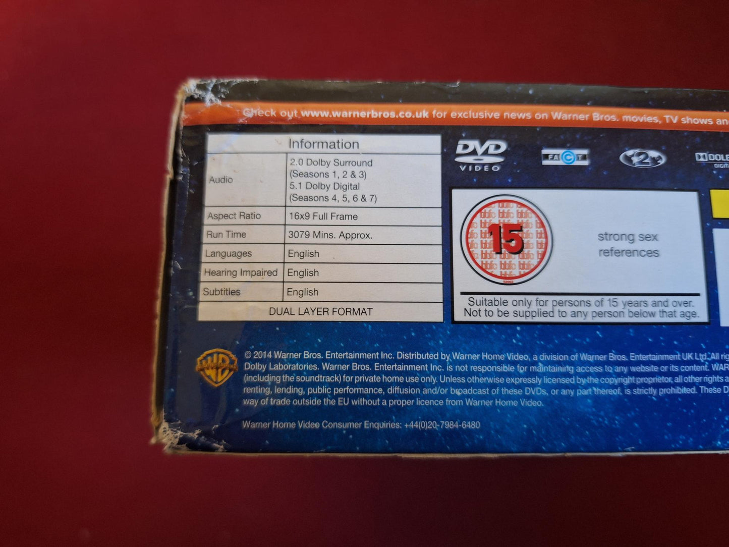 THE BIG BANG THEORY SEASONS 1 - 7 BOX DVD