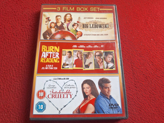 THE BIG LEBOWSKI / BURN AFTER READING / INTOLERABLE CRUELTY BOX DVD