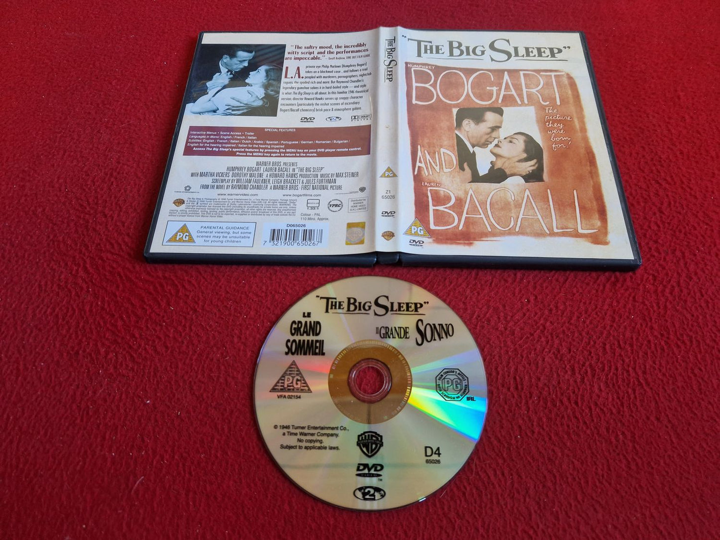 THE BIG SLEEP DVD