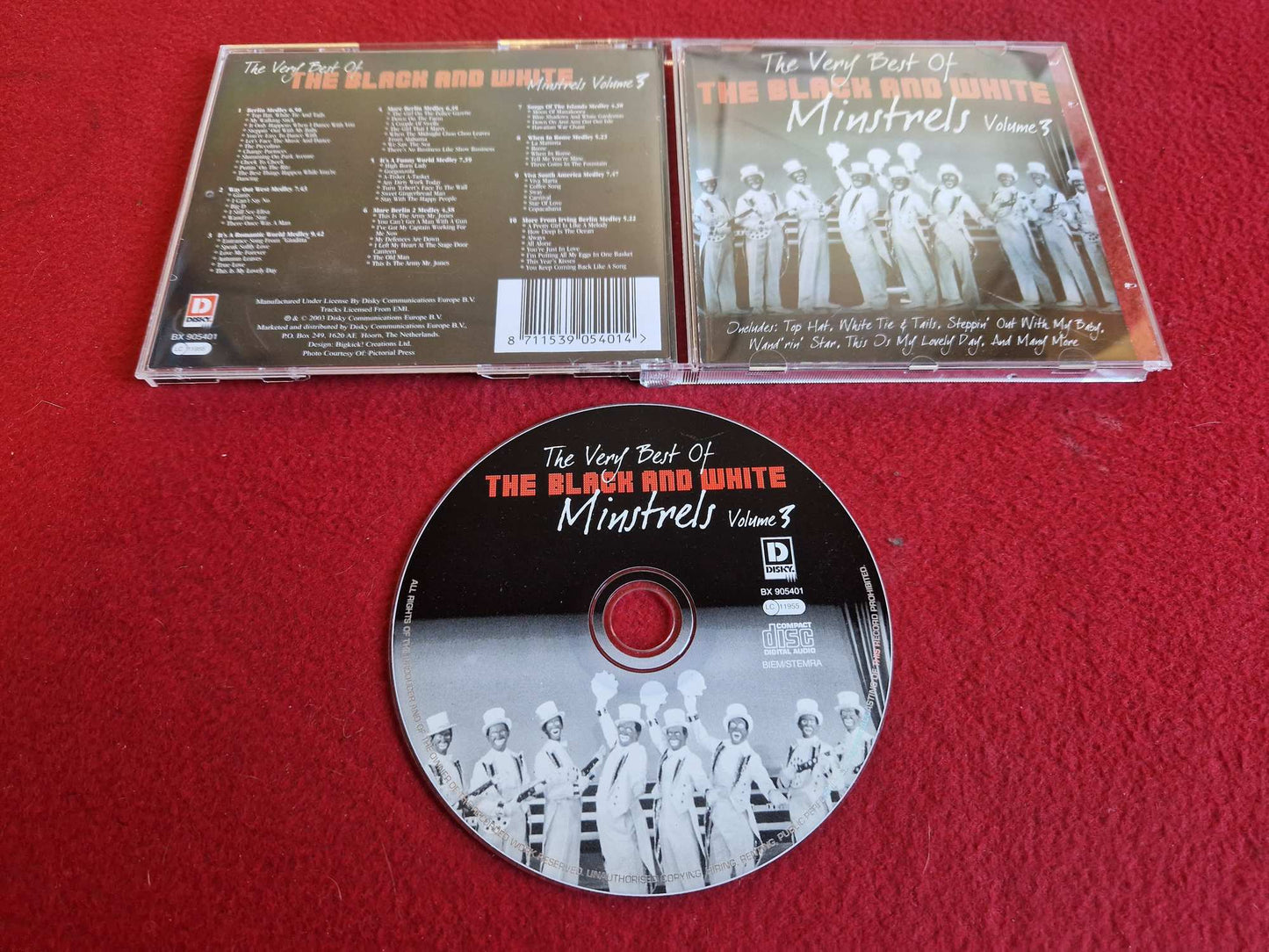 THE BLACK AND WHITE MINSTRELS THE VERY BEST OF VOLUME 3 CD