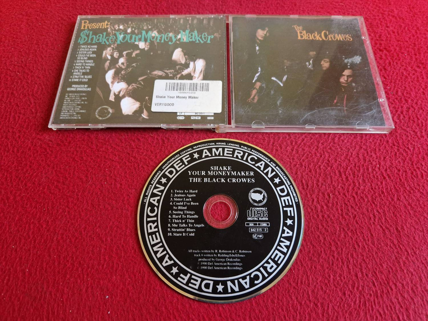 THE BLACK CROWES SHAKE YOUR MONEYMAKER CD